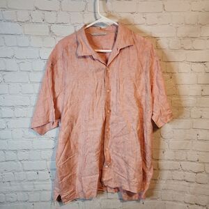 Men's Tommy Bahama 100% Linen button-down shirt, size XL